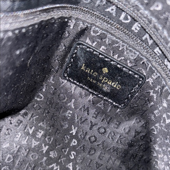 Kate Spade Black and White Striped Women's Bag - Picture 7 of 8